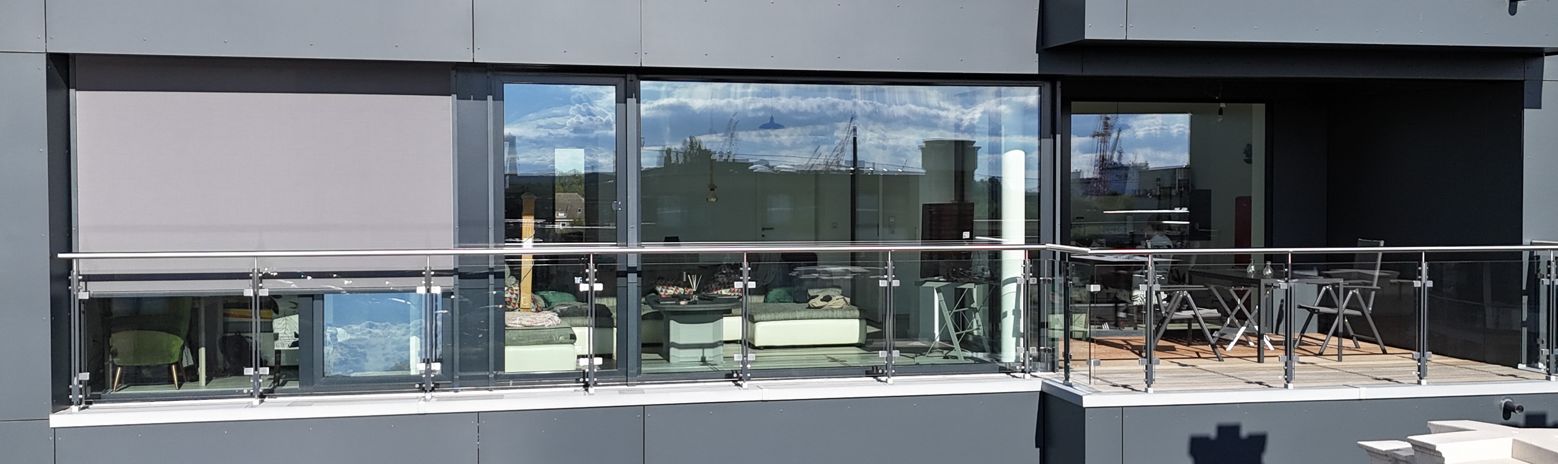 Fensterfront Wasserseite